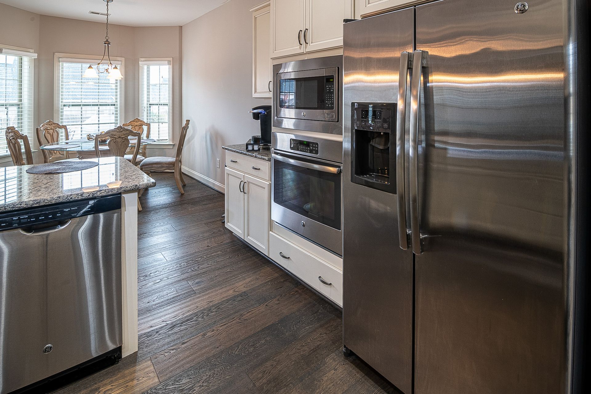 kitchen appliances that often carry warranties and recalls, including a refrigerator, dishwasher, and oven